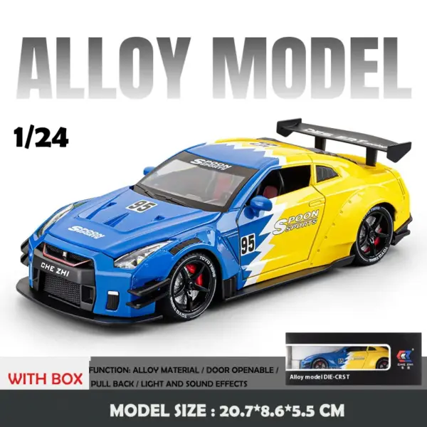 1:24 Scale Nissan GTR R35 Miniature Model - Image 8