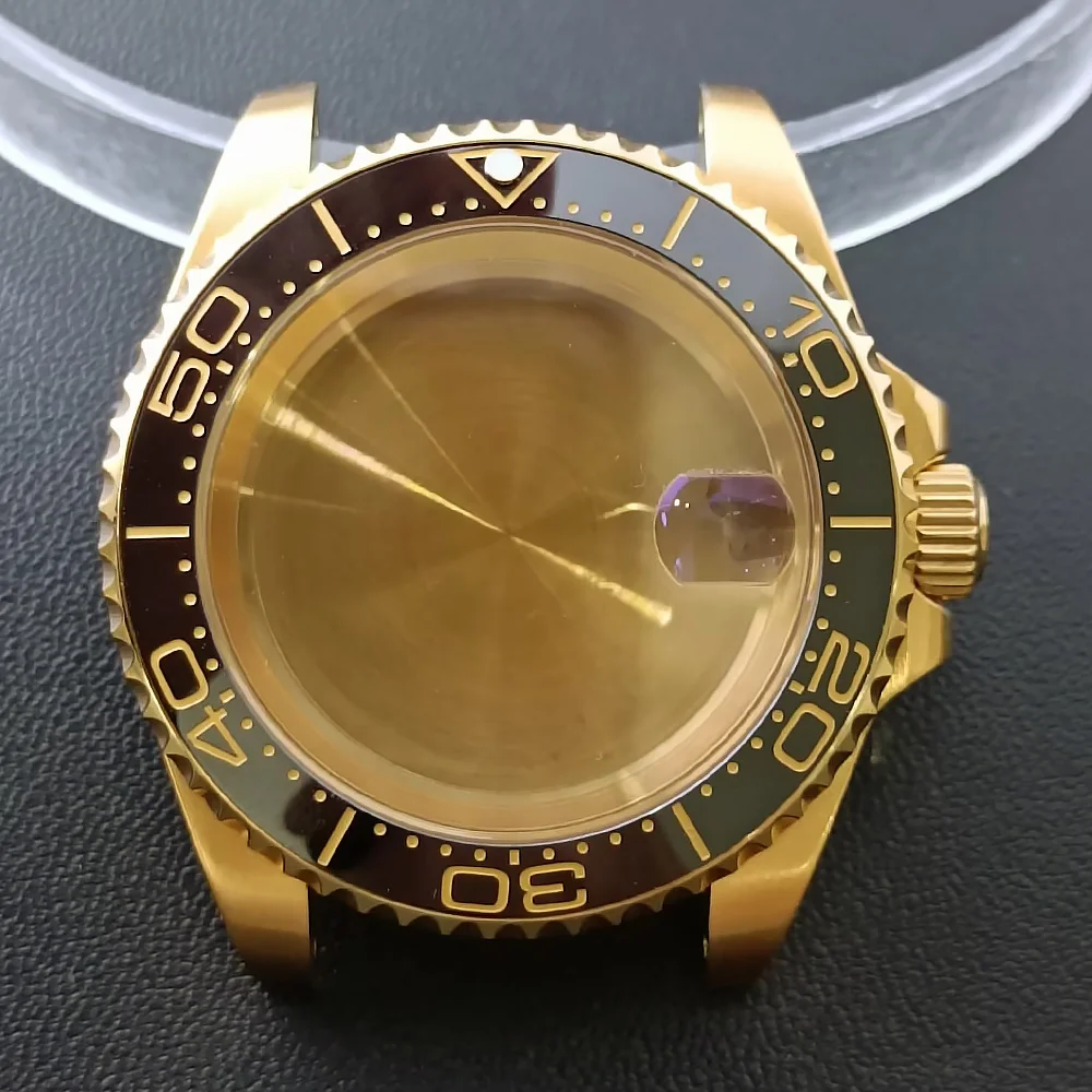 NH35 GMT Steel Watch Case 40.5mm Silver 26 NH35 GMT Steel Watch Case 40.5mm Silver - Image 26