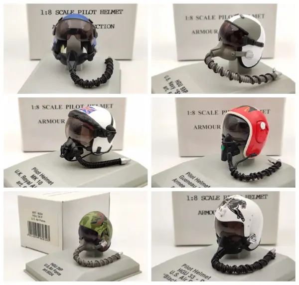 Diecast Pilot Helmet HGU 26P/33P/55P/MC 10/Gueneau 316