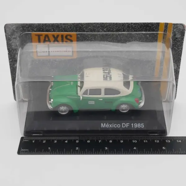 1:43 Scale Diecast 1985 Mexico Taxi Model - Image 6