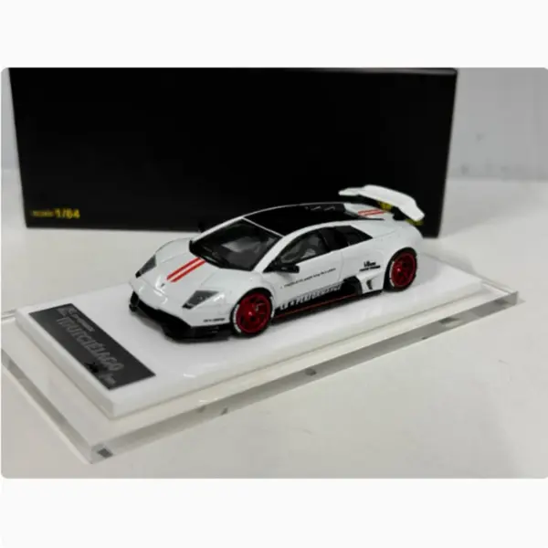 Onemodel 1/64 LB 670 Combat Gray Supercar Model - Image 9