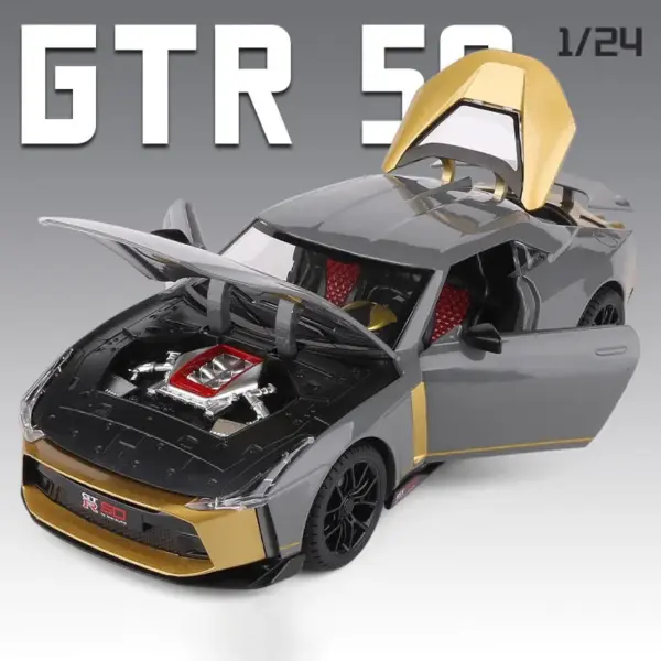 1:24 Scale GTR50 Diecast Model Car with Sound - Image 9