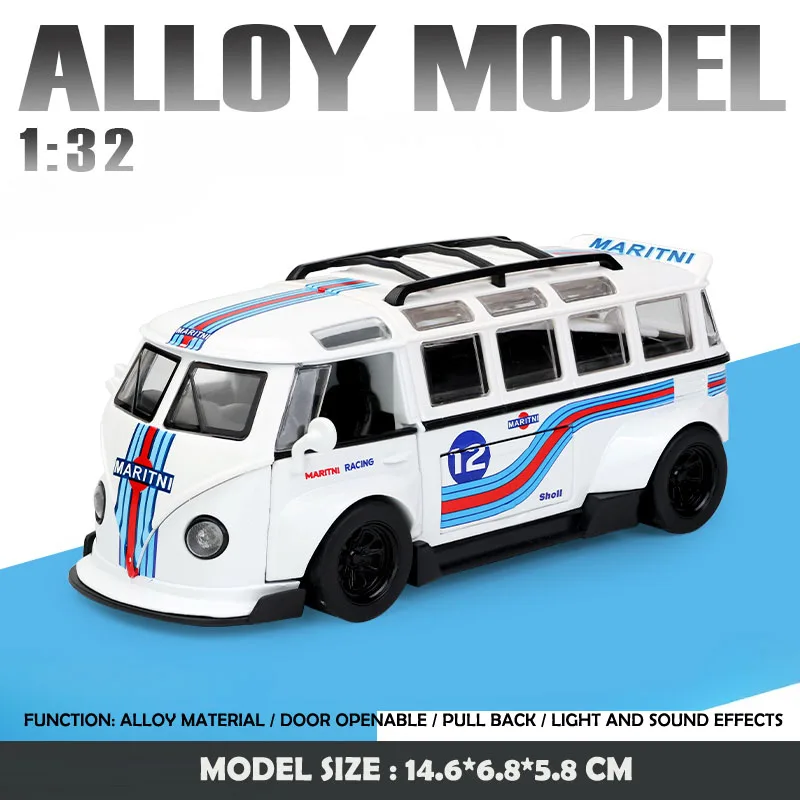 Volkswagen T1 Bus 1:32 Diecast Model Car 10 Volkswagen T1 Bus 1:32 Diecast Model Car - Image 10