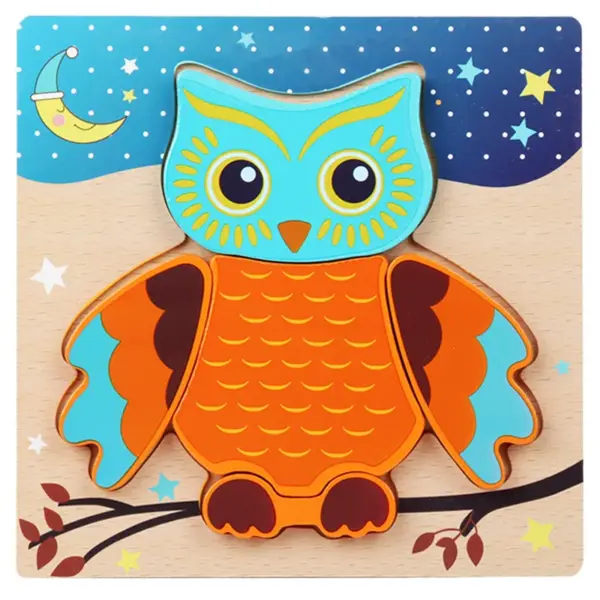 Wooden 3D Animal Puzzle for Early Learning - Image 17