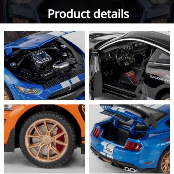 1/24 Scale Mustang Shelby GT500 Model Car - Image 3