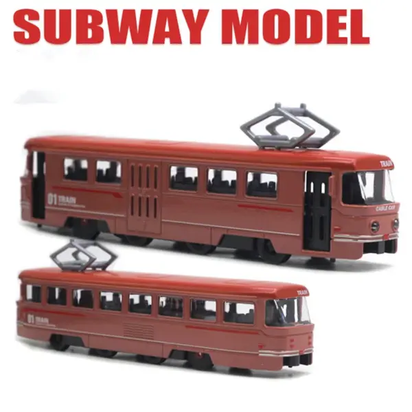 90 Scale Alloy Retro Tram Model - Image 10