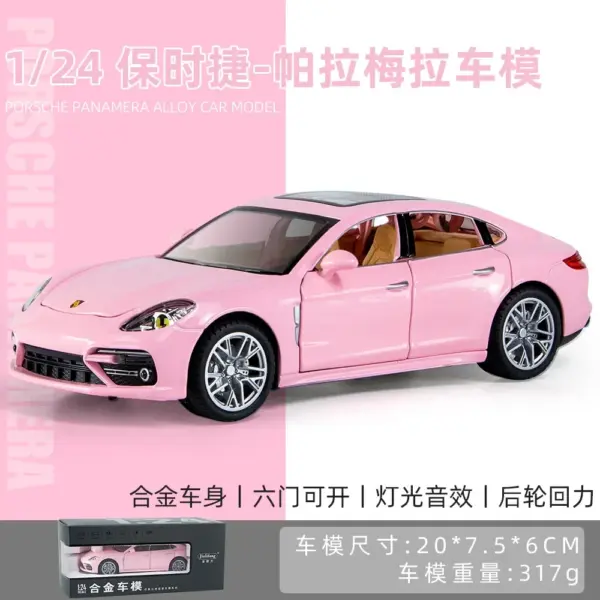 1:24 Porsche Panamera Diecast Model Car - Image 7
