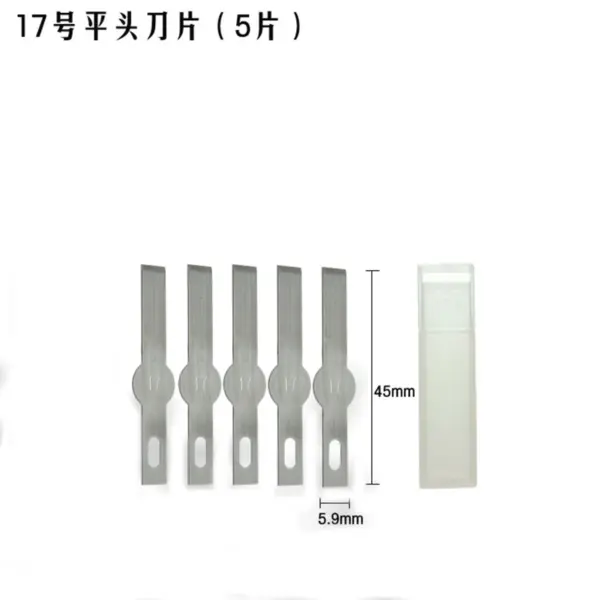 Non-slip Metal Scalpel with 10 SK5 Blades - Image 12