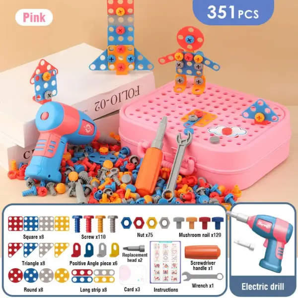 Electric Drill Puzzle Set 351pcs - Image 12
