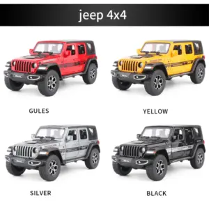 1:22 Jeep Wrangler Rubicon Alloy Diecast Model 12 Sd1a52e59f3c7459ca4fd92965ea92918R