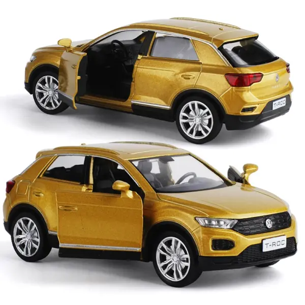 1:36 Volkswagen T-ROC SUV Diecast Model Car - Image 6