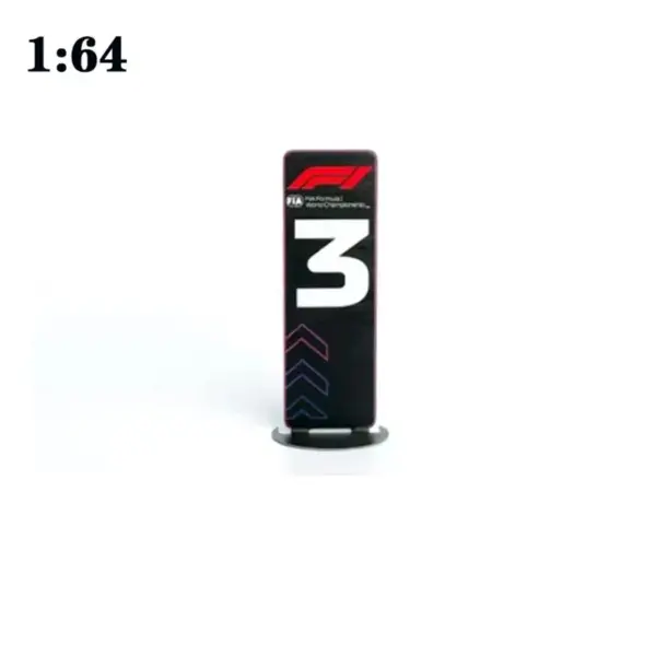 1:64 Scale F1 Parking Plate Model Decoration - Image 8