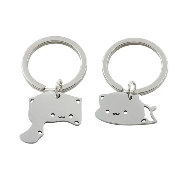 Otter Design Stainless Steel Keychain Set - Image 7