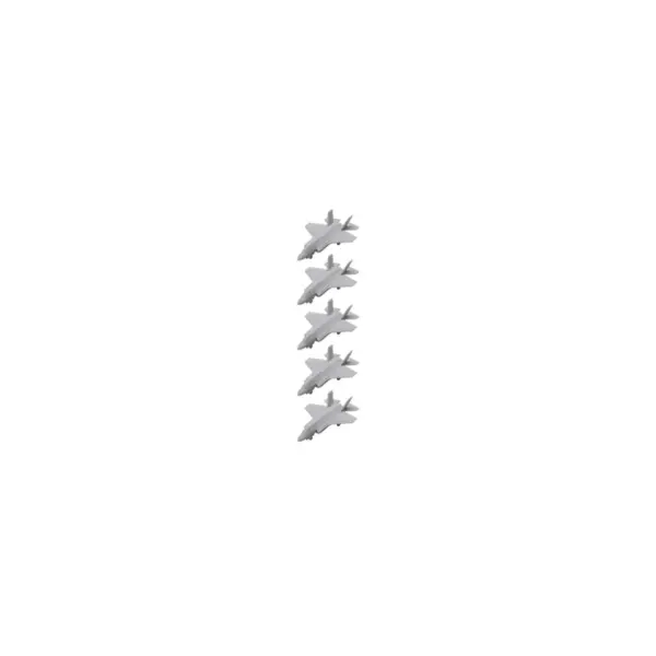 5PCS F-35A Lightning II Fighter Models - Image 10