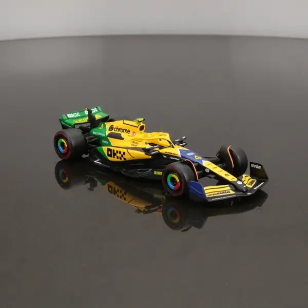 1:43 Bburago McLaren Mcl38 Monaco GP Diecast Model - Image 2