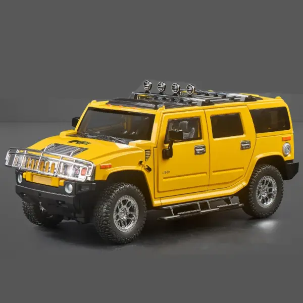 1/18 Hummer H2 Diecast SUV Model with Lights - Image 8