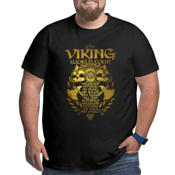 Vegvisir Runes Navigator T-Shirt for Men - Image 8