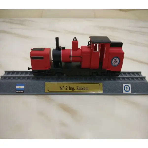 Diecast 1/160 Argentine Red Steam Train Model - Image 7