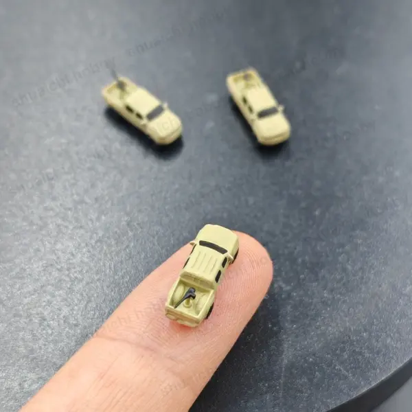 5PCS 1/350 Scale Military Pickup Truck Models - Image 4