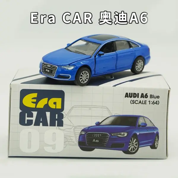 1:64 Audi A6 Diecast Alloy Taxi Model - Image 2