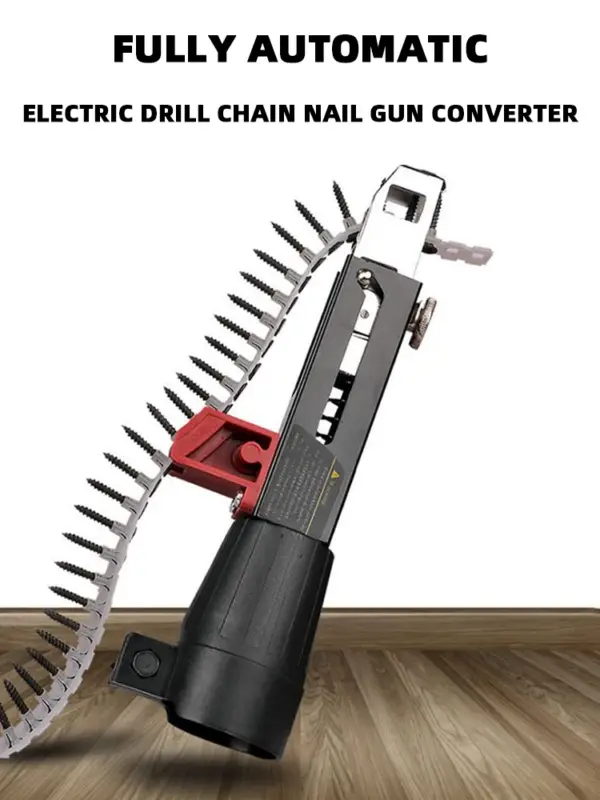 Automatic Chain Screw Gun Head for Woodworking