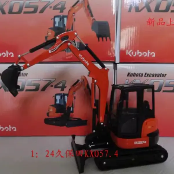 Kubota KX057.4/U40-6 1:24 Diecast Model Excavator - Image 3