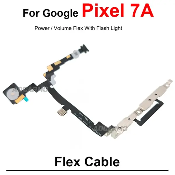 Power Volume Buttons Flex Cable for Pixel 6A 7A - Image 3