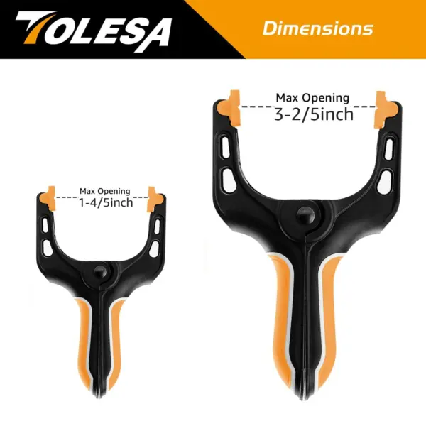 TOLESA 6-Piece Nylon Spring Clamp Set - Image 2