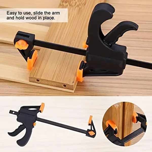 FATCOOL 12 Inch Ratchet F Clamp for Woodworking - Image 2