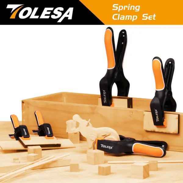 TOLESA 4 Inch Heavy Duty Spring Clamps Set - Image 6