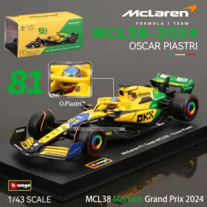 Bburago 1:43 McLaren MCL38 Diecast Model Car 36 Sd326ff67baac4d758966e862b1198e2ar
