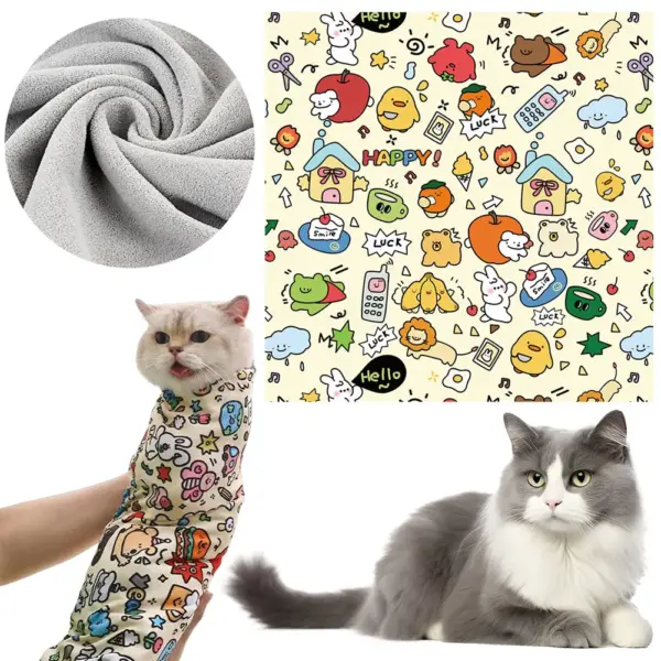 Cat Grooming Wrap Anti-Scratch Restraint Set - Image 3