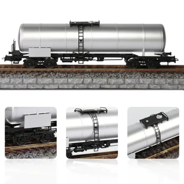 HO Scale Oil Tank Wagon Model Train Car - Image 4