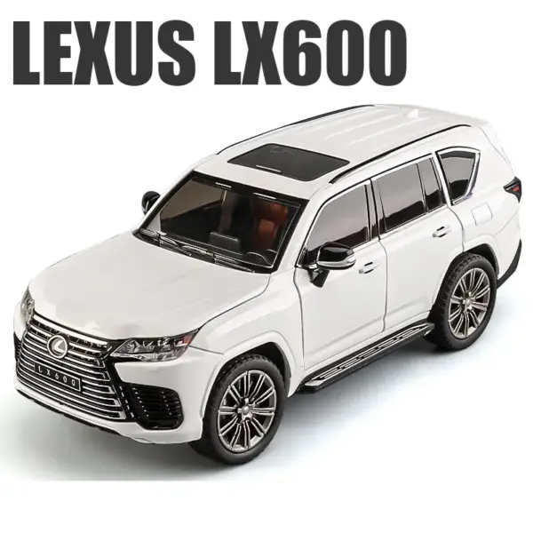 1:24 Diecast Metal LX600 SUV Model Car - Image 9