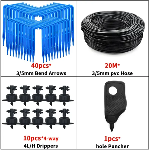 Drip Irrigation Kit for Bonsai Garden 10/20 Set - Image 15