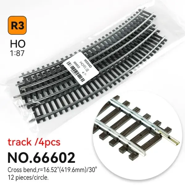 HO Scale 1:87 Nickel Silver Curved Track Model - Image 13