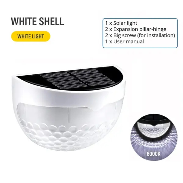 Solar LED Fence Lights Waterproof Outdoor Decor - Image 6