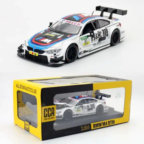 1:24 BMW M4 DTM Metal Diecast Car Model - Image 9