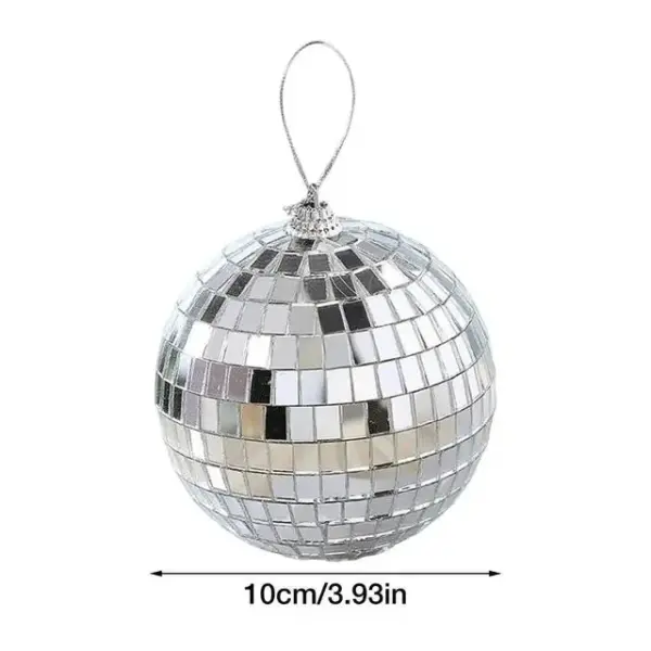 Colorful 8-Inch Disco Mirror Ball for Parties - Image 8
