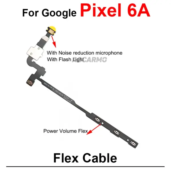 Power Volume Buttons Flex Cable for Pixel 6A 7A - Image 7