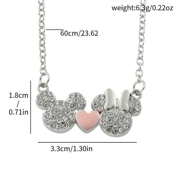 Mickey Mouse Stainless Steel Women’s Necklace - Image 5