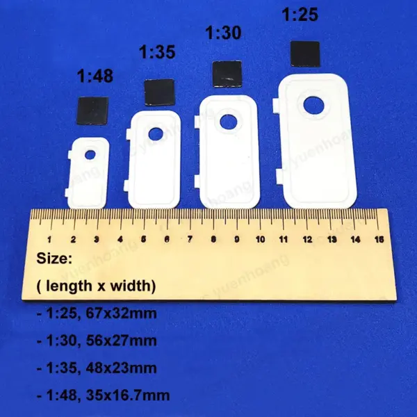 10PCS ABS Cabin Doors for RC Model Boats - Image 2