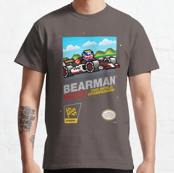 Pixel Art Formula One Driver T-Shirt - Image 6