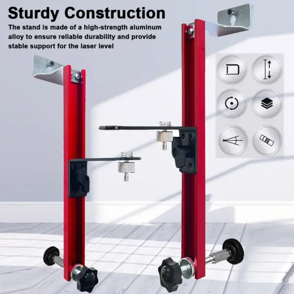 Adjustable Aluminum Alloy Laser Level Bracket - Image 3