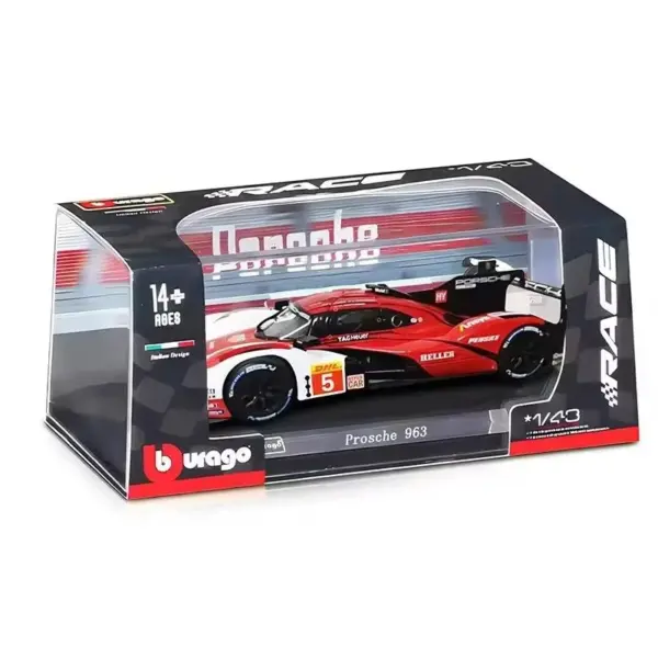 1:43 Bburago BMW M Hybrid V8 2024 Diecast Model - Image 6