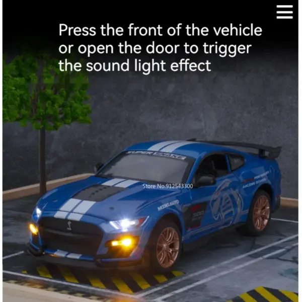 1/24 Scale Mustang Shelby GT500 Model Car - Image 4