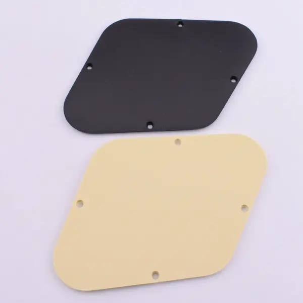 LP Electric Guitar Back Cover Plate Black - Image 2