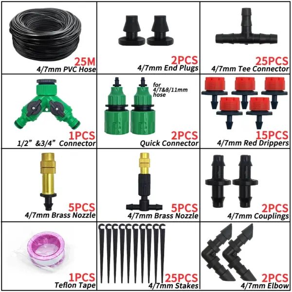 Automatic Garden Micro Drip Irrigation Kit - Image 17