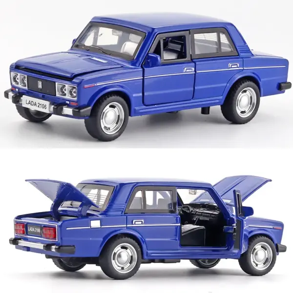 Diecast 1:32 LADA 2106 Classic Car Model - Image 5