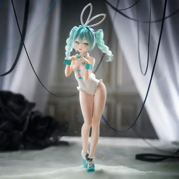 28cm Hatsune Miku Bunny Girl Figure Statue - Image 5